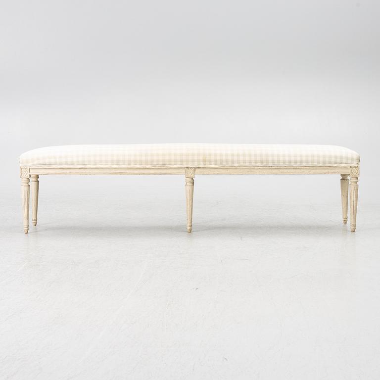 Bänk, Gustaviansk stil, 1900-tal.