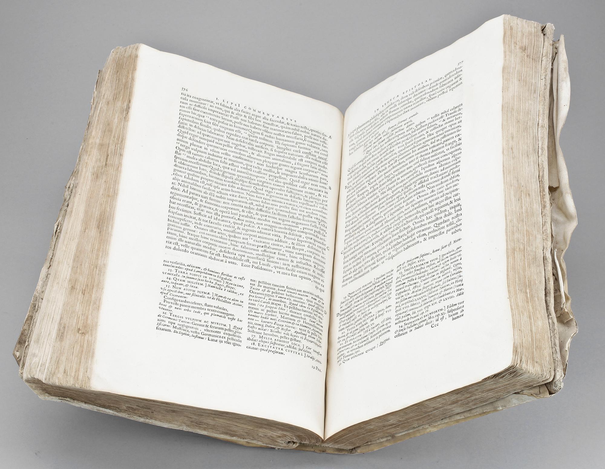 BOK, "L Annaei Senecae Philosophi Opera", Antwerpen troligen 1652.