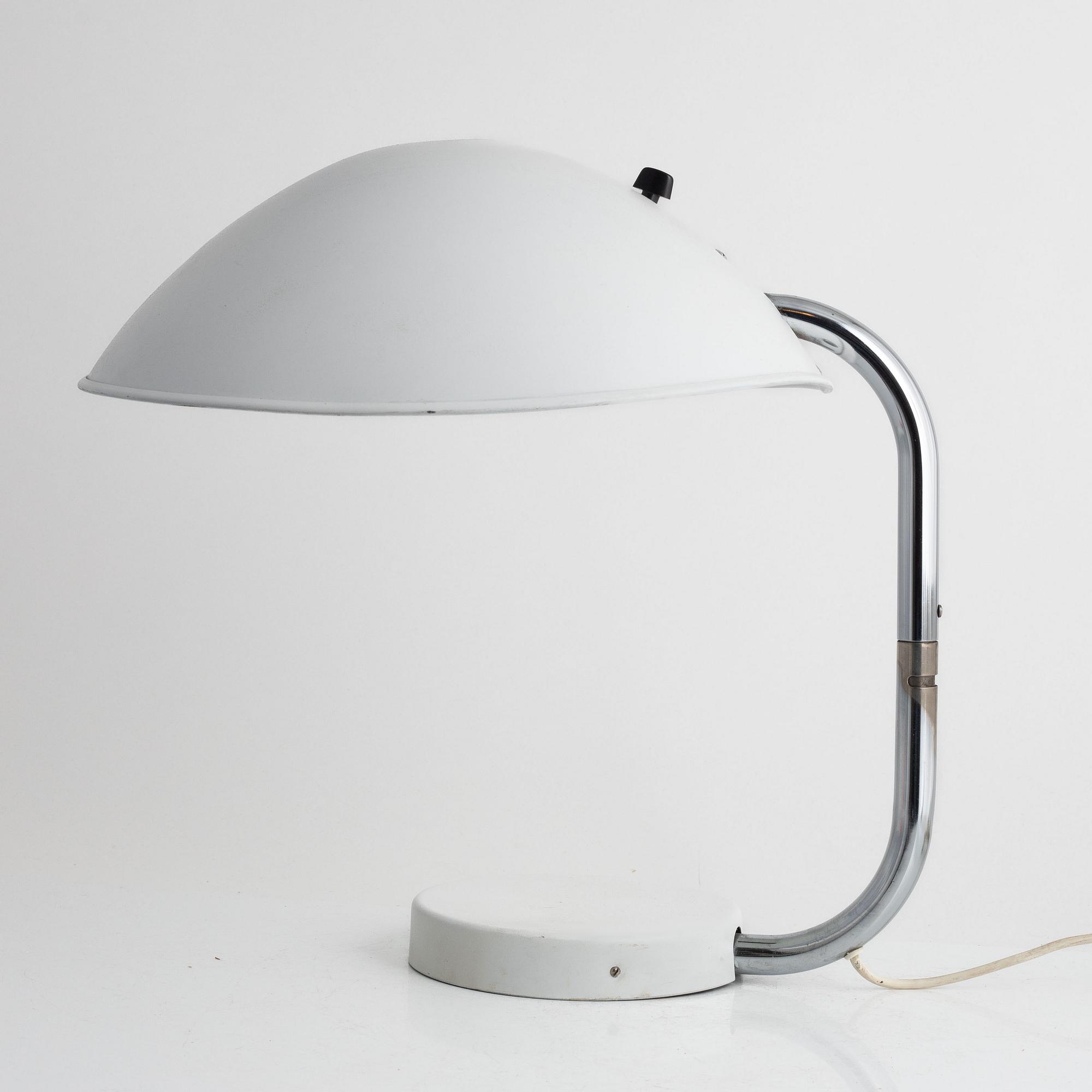 Table lamp, functionalist style, 1930s.