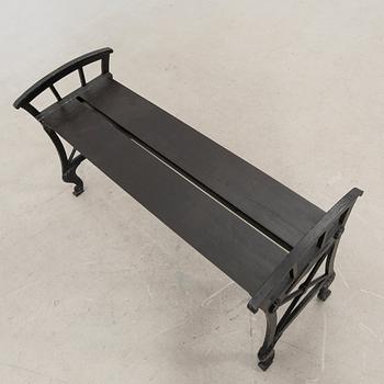 Folke Bensow, Trädgårdsbänk, "Parkbänk n:r 2", Näfveqvarns bruk, 1900-talets första hälft.
