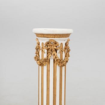 Pedestal, Gustavian style, early 20th century.