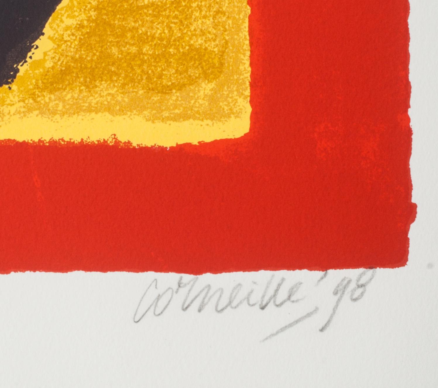 BEVERLOO CORNEILLE, färgserigrafi, signerad och numrerad IV/XXX, daterad -98.
