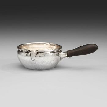 A Georg Jensen sterling sausière, Copenhagen 1933-44, design nr 55 B.