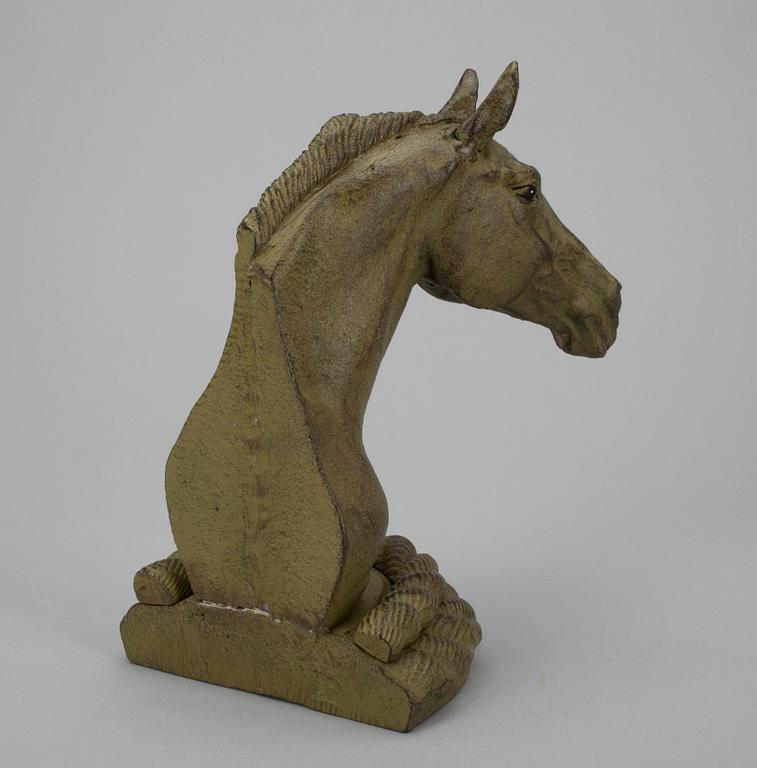 SKULPTUR, patinerad metall, 1900-tal.
