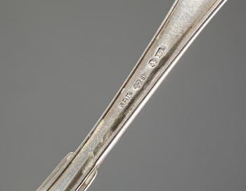 PARTI SILVER, 19 delar, bl a GAB, Stockholm, 1900-tal, vikt 319 gram.