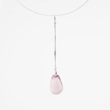 Vivianna Torun Bülow-Hübe, halssmycke och örhängen, utförda i egen studio 1950-tal, silver.