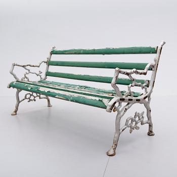 TRÄDGÅRDSSOFFA, gjutjärn, 1900-talets första hälft.