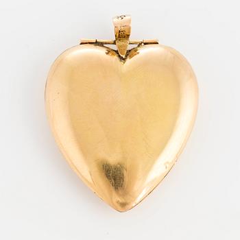 HÄNGE, stort hjärta, 18K guld.