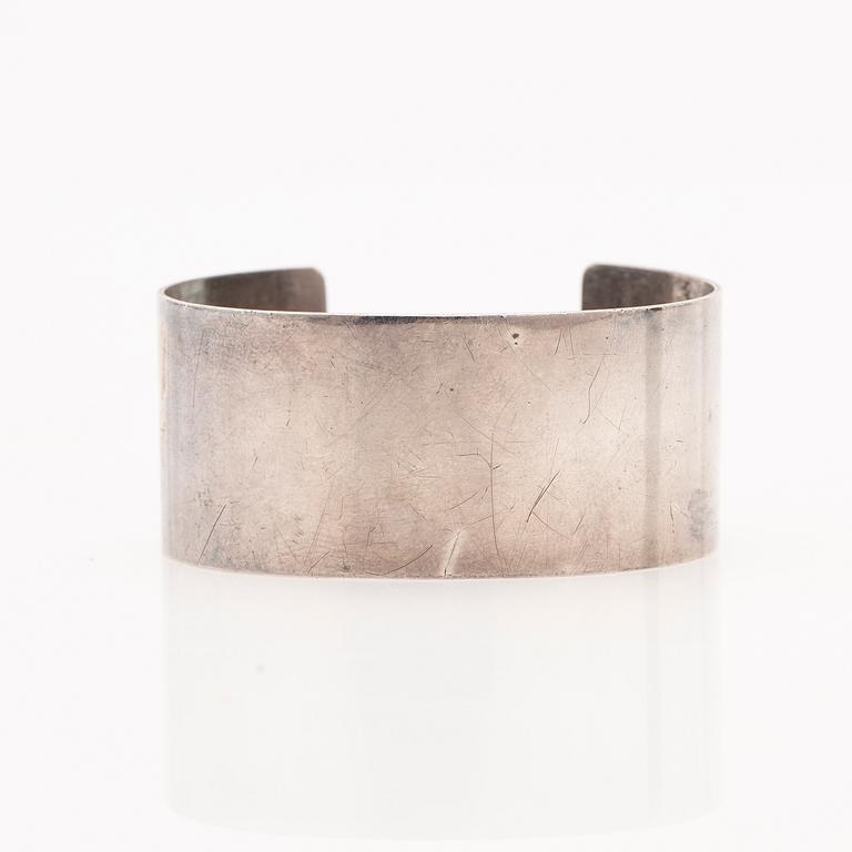Wiwen Nilsson, Arm ring, sterling silver, Lund, 1969.