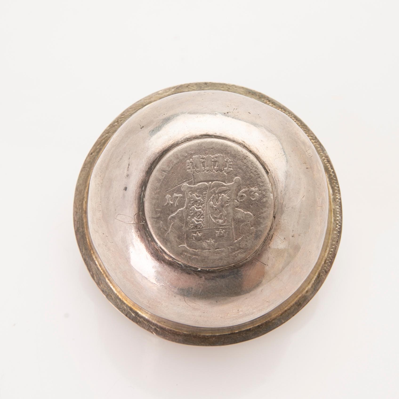 Tumbler, silver, Johan Smitt (active 1763–1785), Kristianstad.