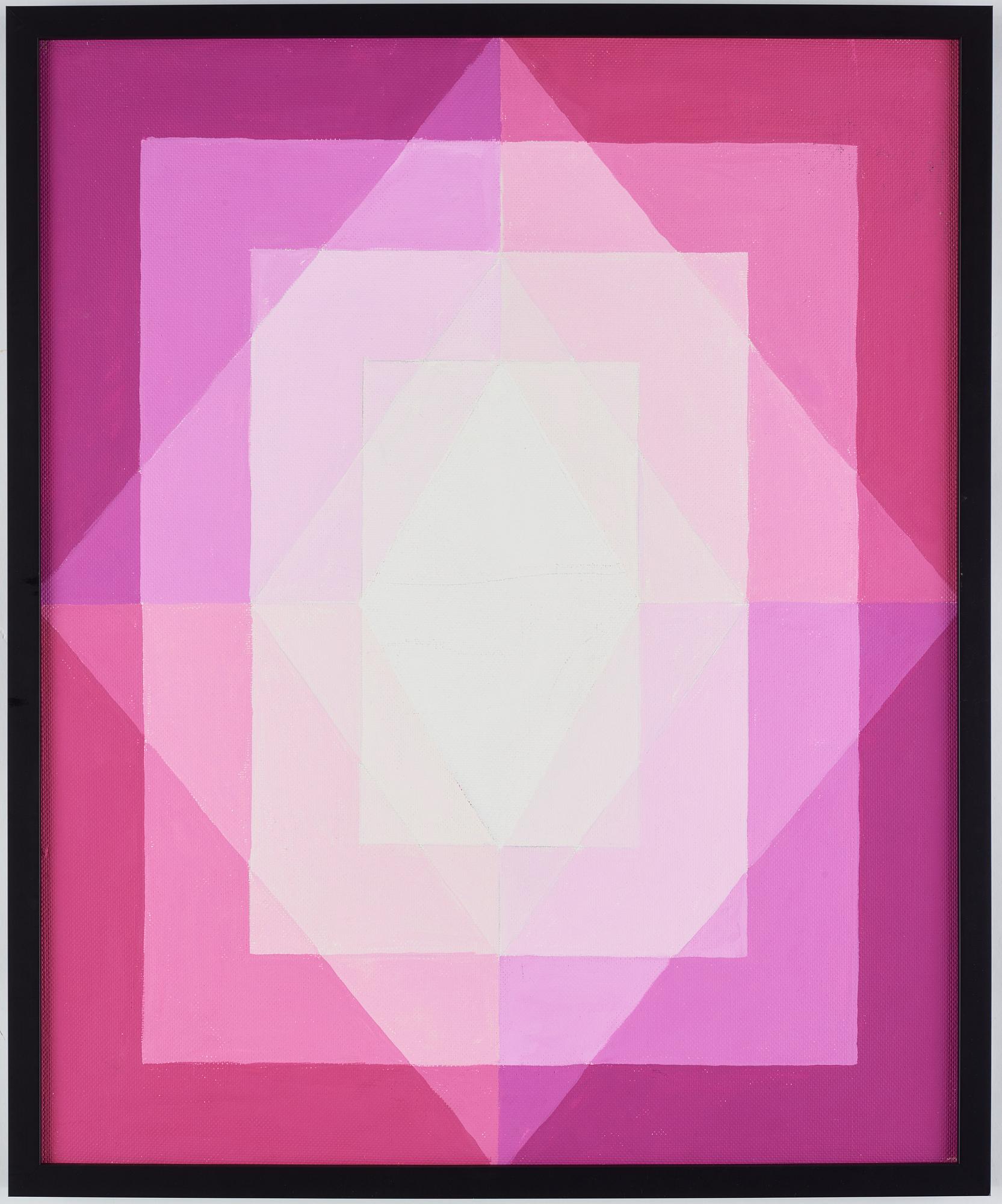 Laila Prytz, olja på pannå, signerad a tergo.