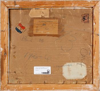 OLLE HJORTZBERG, olja på duk på pannå, sign o dat 1911 Tivoli.