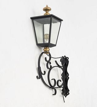 A wall lantern, second half of the 20th century.