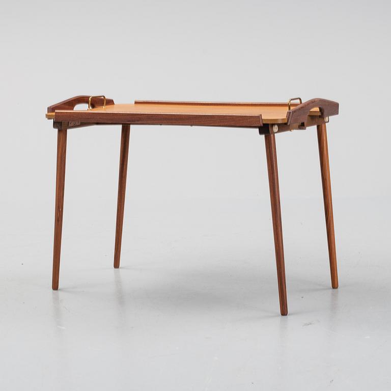 a 1950's 'Tixi' tray table by Berndt Winge for Aase Möbler, Norway.