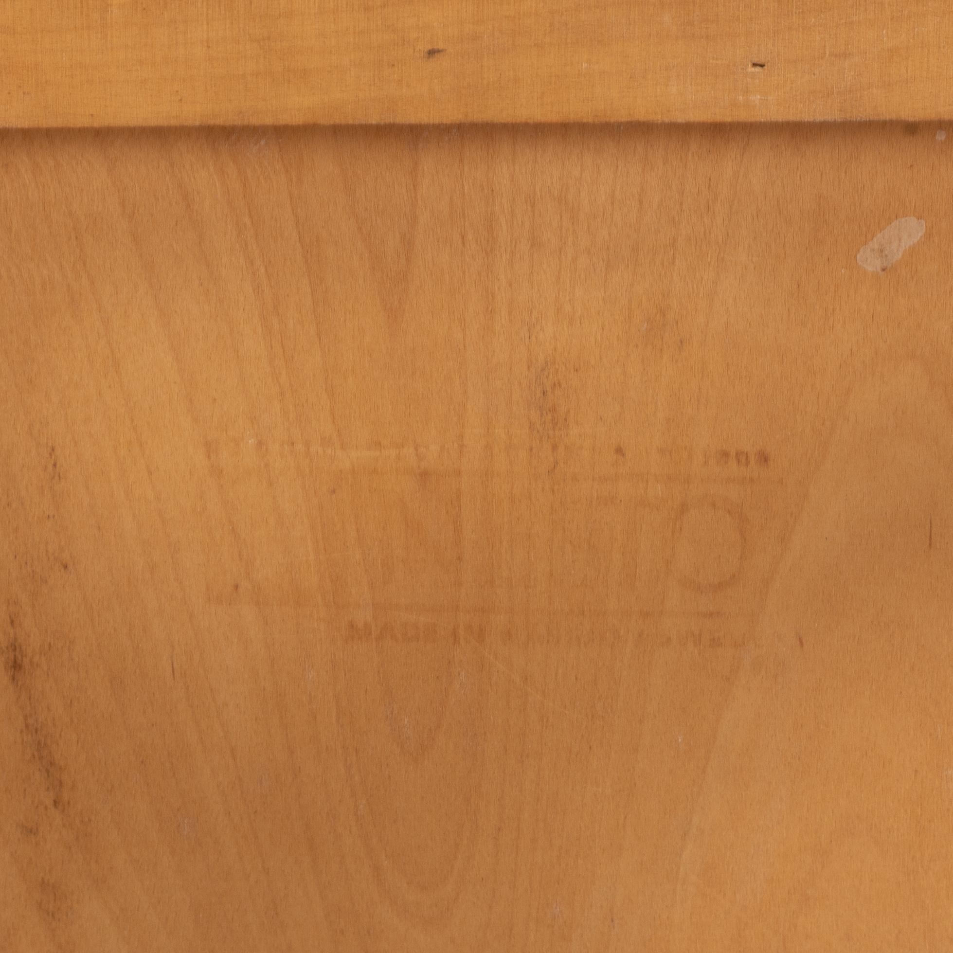 Six 1950/60's birch and teak chairs from Nesto.