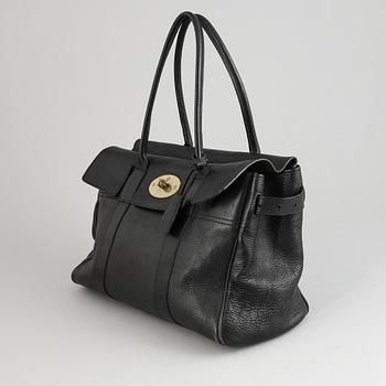 Mulberry, a black leather 'Bayswater' handbag.