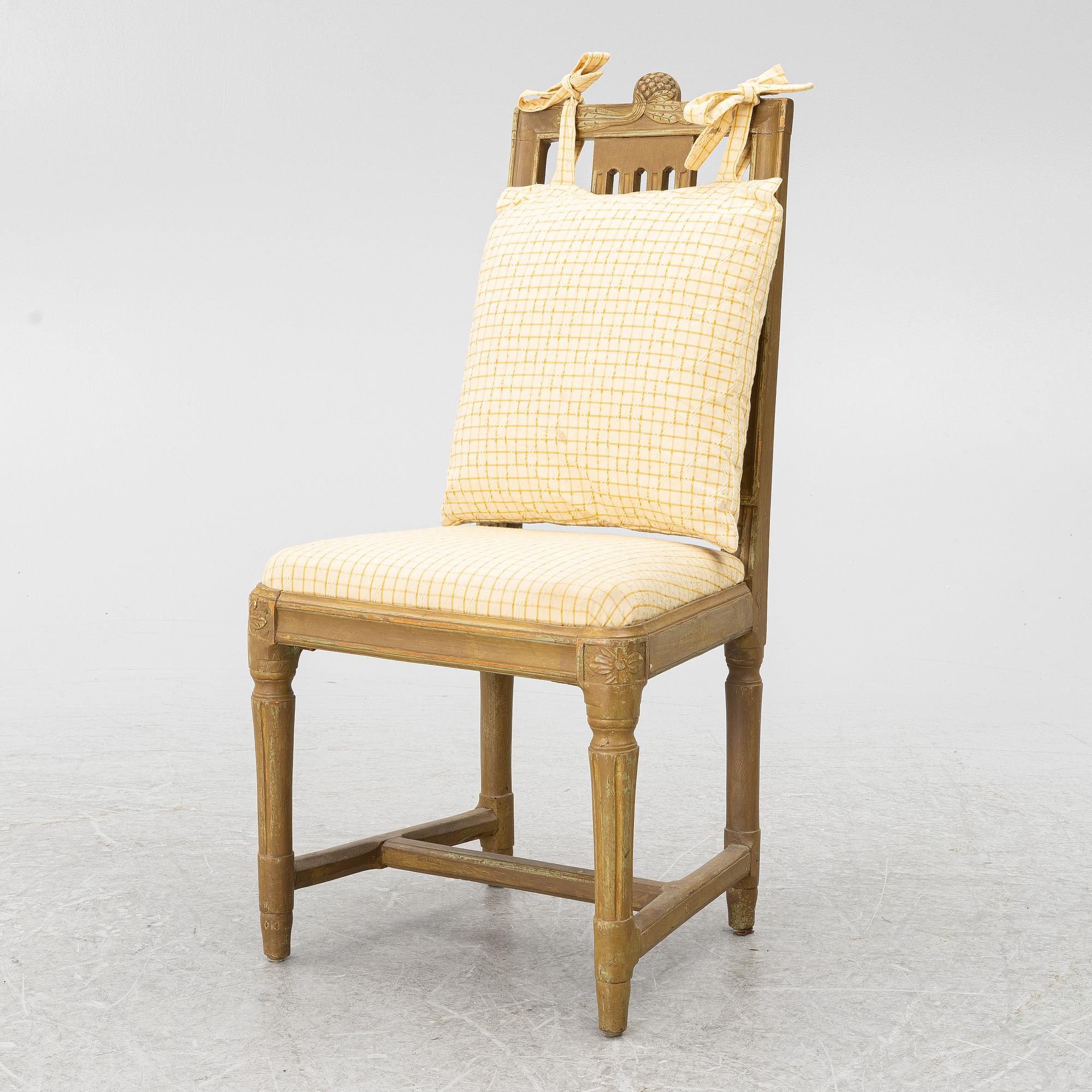 Chair, Gustavian, late 18th century.