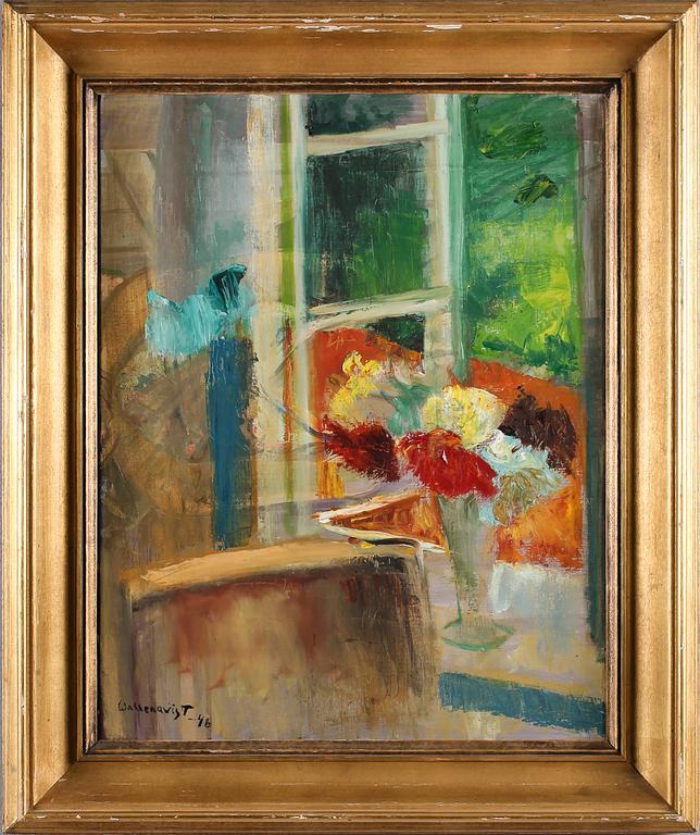 EDVARD WALLENQVIST, olja på duk, signerad och daterad 46.