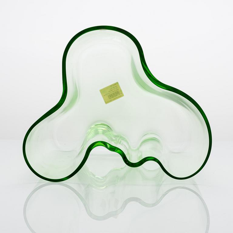 Alvar Aalto, A glass vase, model 3030. Signed Alvar Aalto Iittala.