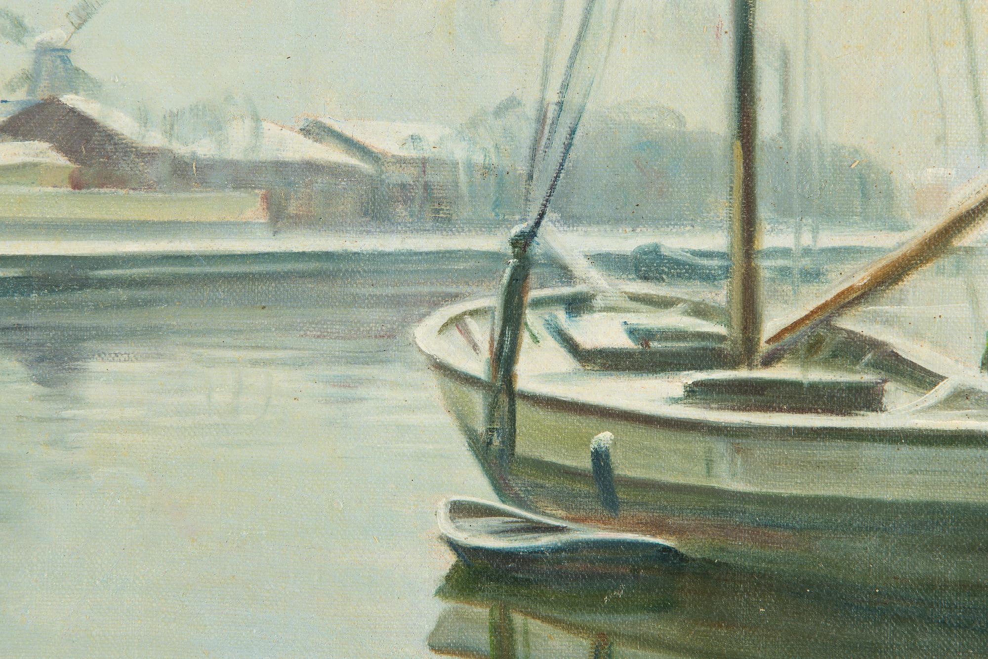 Ali Munsterhjelm, Aura River During Winter.