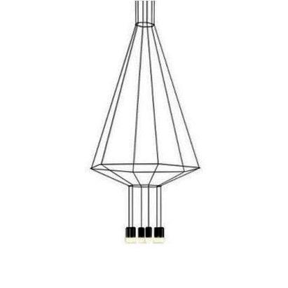 Arik Levy pendant lamp "Wireflow 0305" for Vibia 21st century.