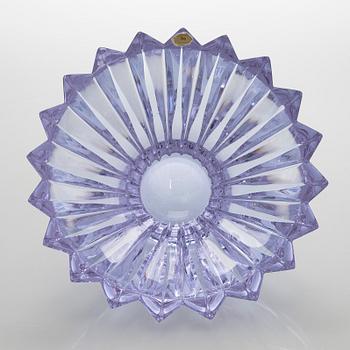 Aimo Okkolin, malja, "Terälehdet", signeerattu Aimo Okkolin Riihimäen Lasi oy.