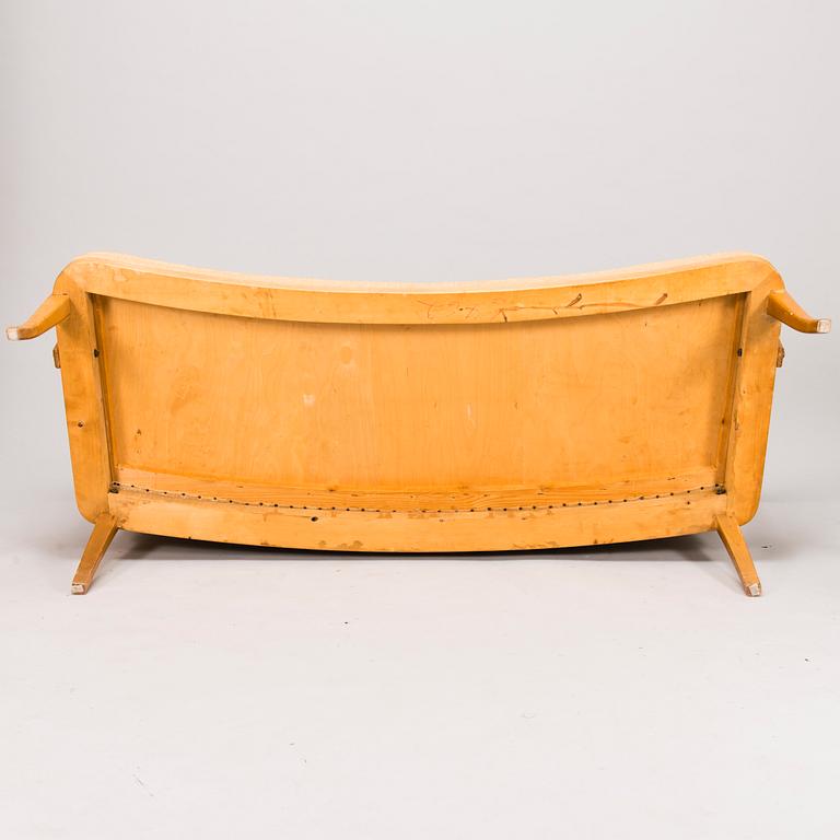 Werner West, WERNER WEST, A late 1940s sofa for Oy Stockmann Ab, Keravan puusepäntehdas. Finland.