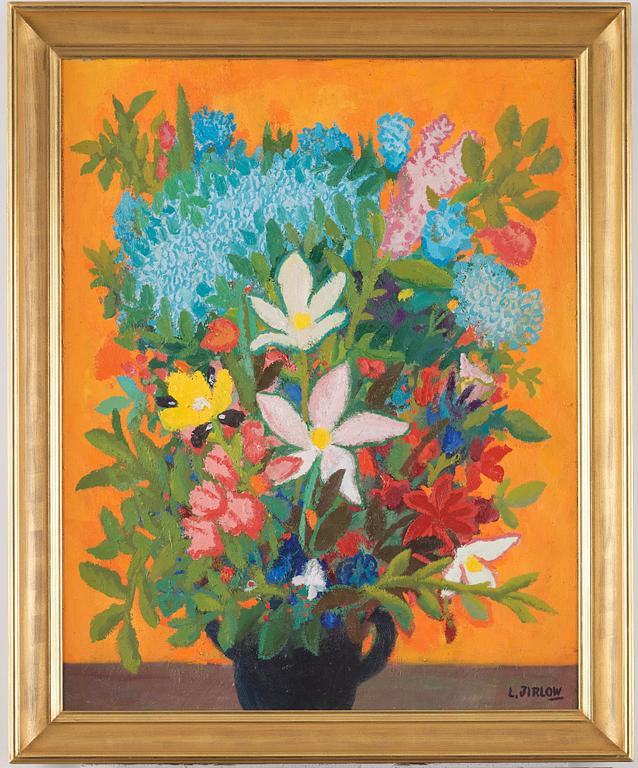 Lennart Jirlow, Still life with flowers.