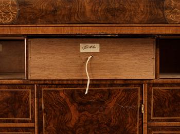 A English William and Mary (Baroque) secretaire.