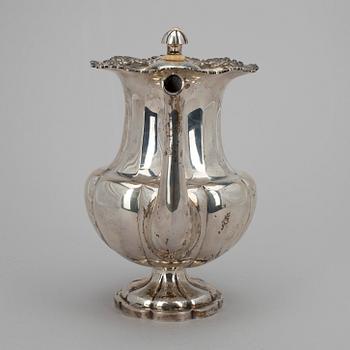 KAFFEKANNA, silver, Helsingfors 1919. Vikt ca 901 g.