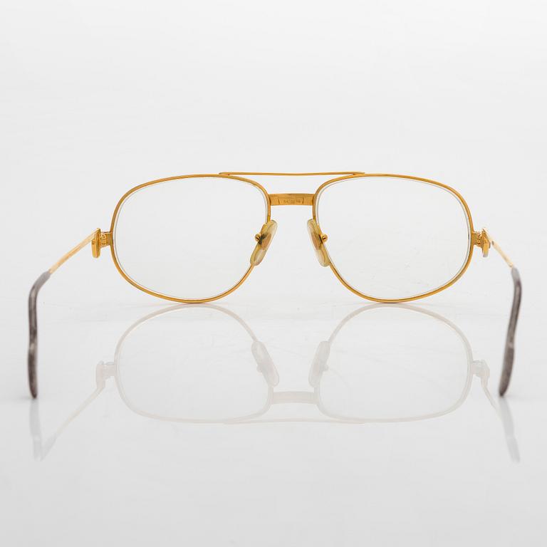 Cartier, silmälasikehykset, "Romance Santos", 1980-luku.
