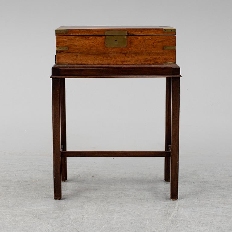 A writing box, 19th / 20th century.