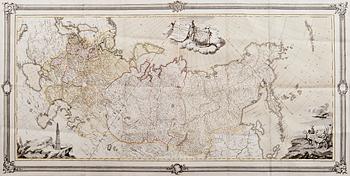 555. A MAP OF IMPERIAL RUSSIA, 1776.