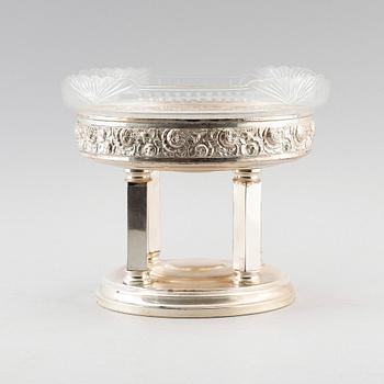 BORDSUPPSATS, nysilver, 1900-talets första hälft.