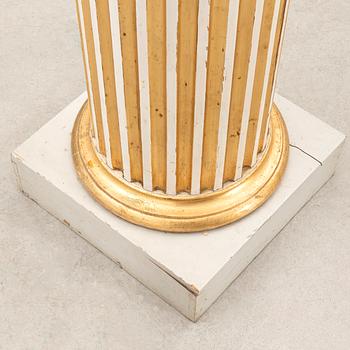 Pedestal, Gustavian style, first half of the 20th century.