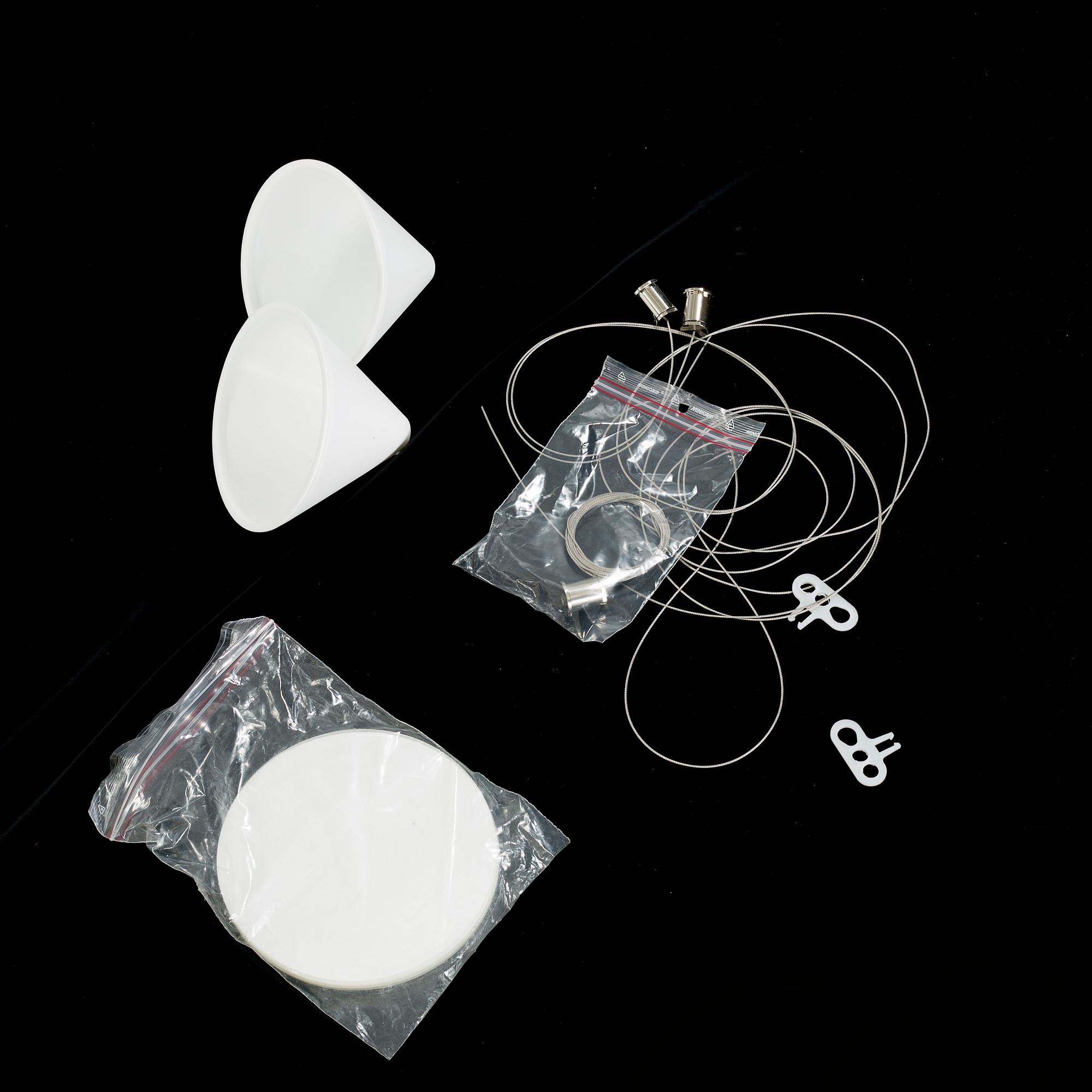 Two ceiling lamps from Zero, model "Silo", 21th century.