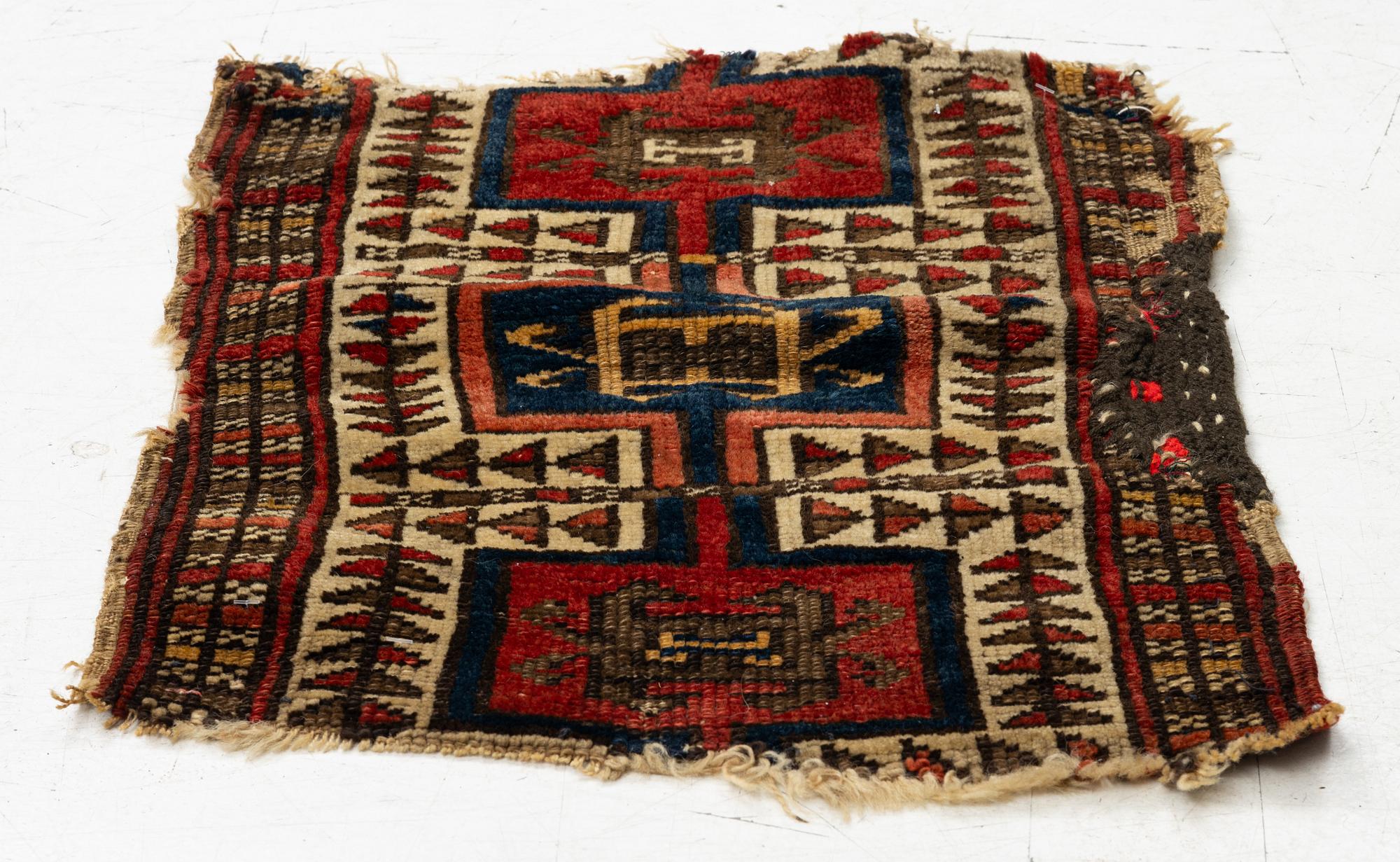 Antique Yastik fragment, central Anatolia, approx. 47 x 40 cm.