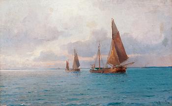 652. Ludvig Richarde, "SOLEN BRYTER IGENOM".
