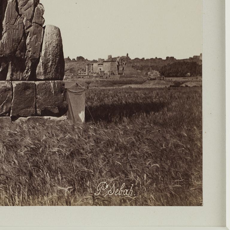 Jean Pascal Sébah, photograph signed on the plate.