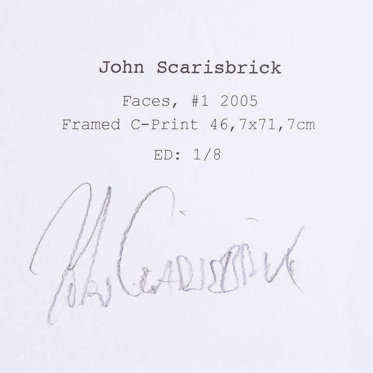 JOHN SCARISBRICK, C-rptin. Signed on label on verso.