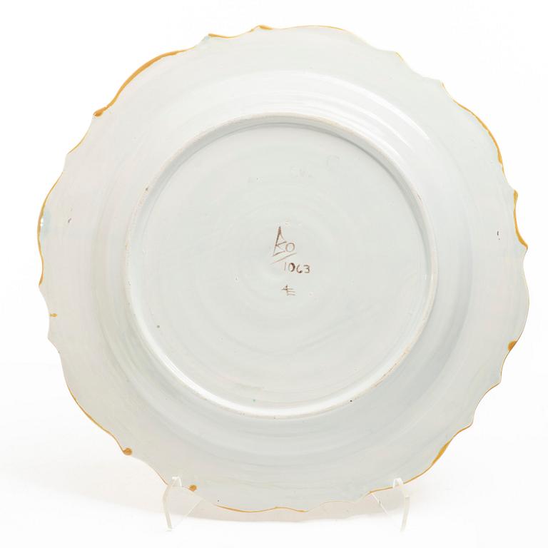 Allan Ebeling, a dish, Bo Fajans, 1921-28.
