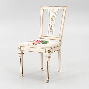A provincial Gustavian chair, 18th century.
