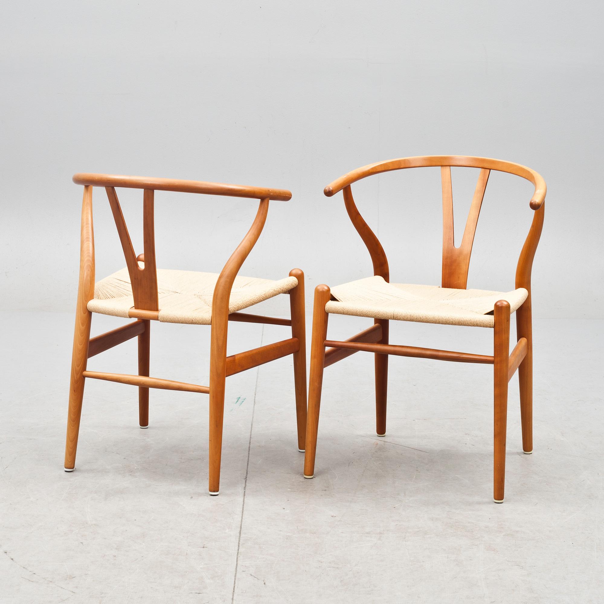 STOLAR, 6 st, "Y-stolen", Hans J. Wegner, Carl Hansen och Söner.