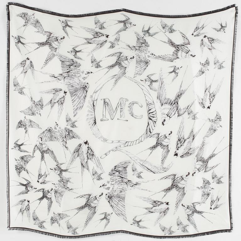 A silk shawl by Alexander McQueen.