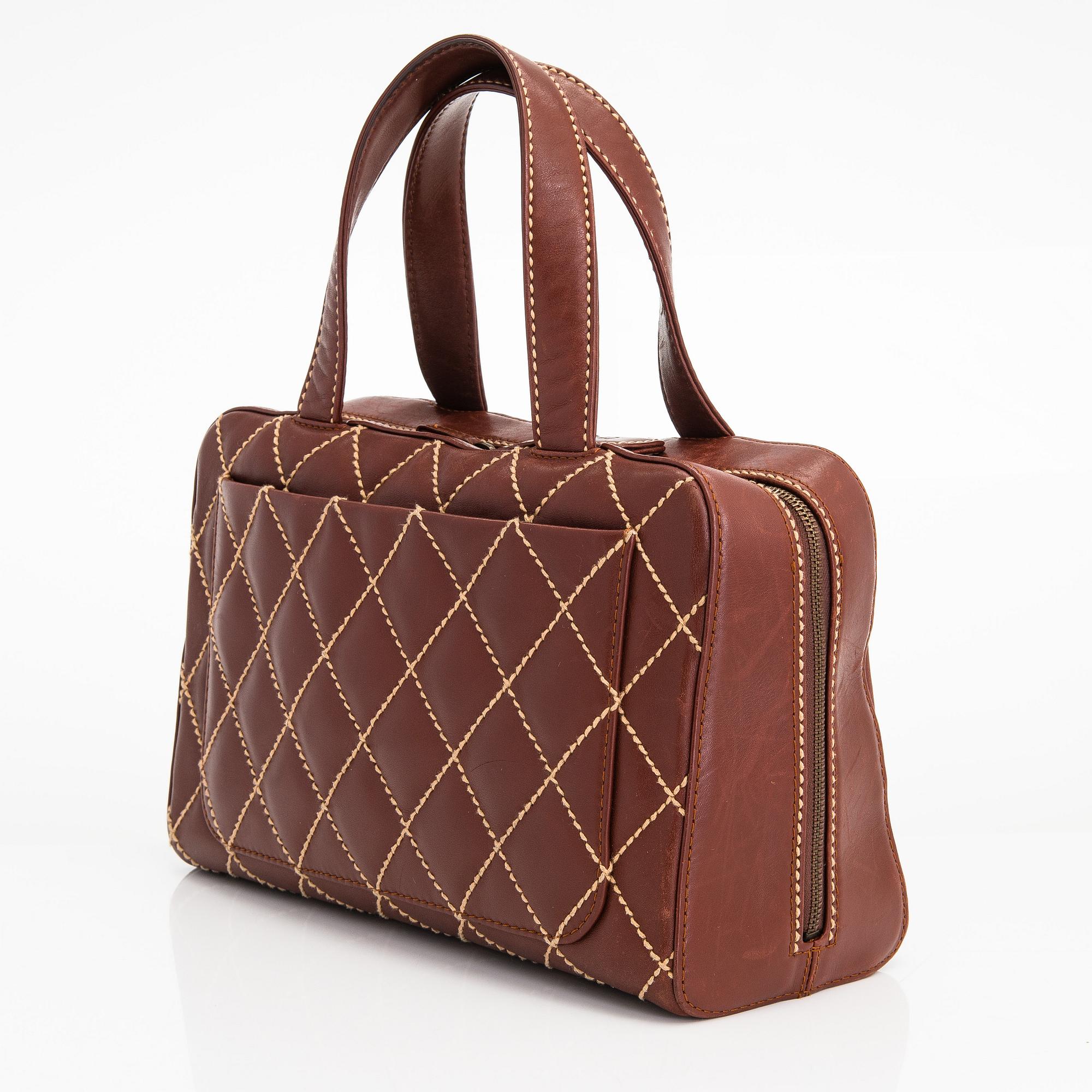 Chanel, "Surpique Wild Stitch Boston", bag, 2000-2002.