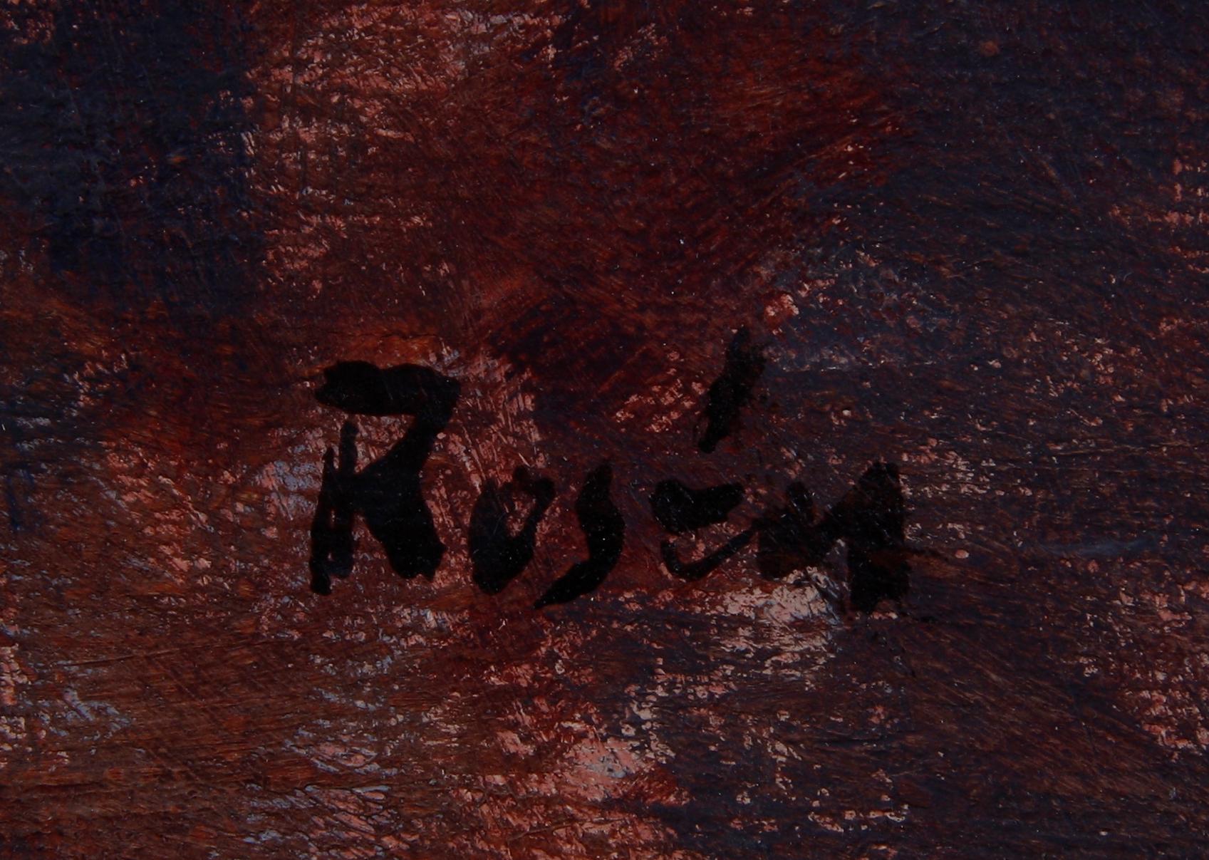 ROSÉN, SVEN OLOF, olja på duk. Sign.