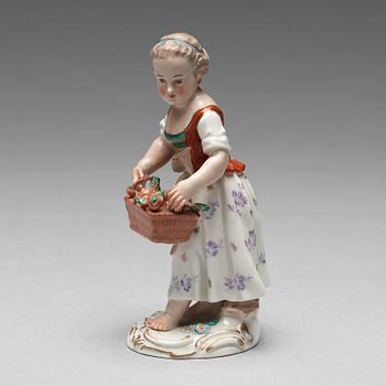 250. A Meissen porcelain figure, 20th Century.