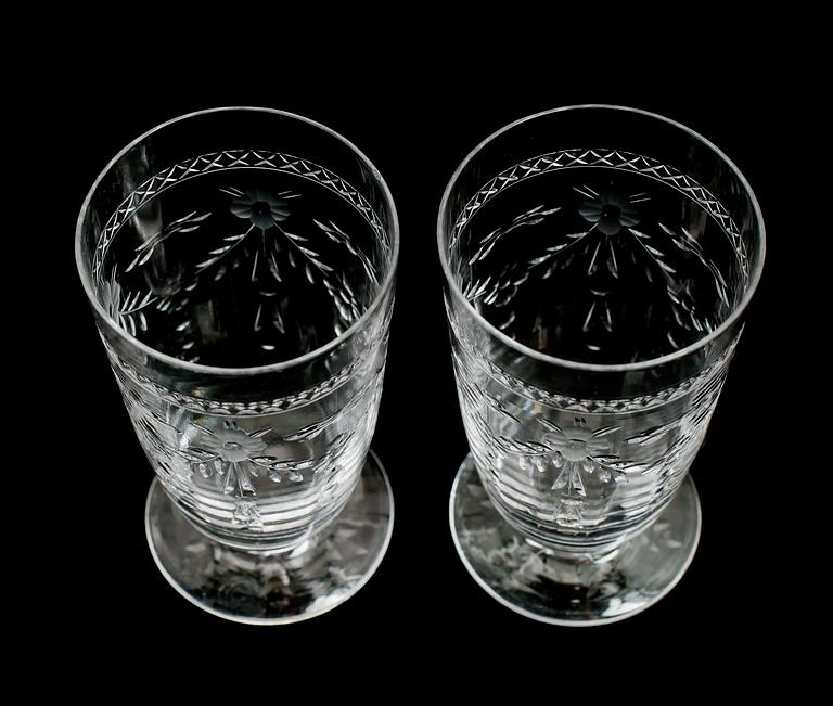 SELTERGLAS, 10 st, "MacGuirlang", Fritz Kallenberg, Boda.