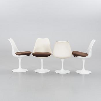 EERO SAARINEN, a set of five Tulip chairs.