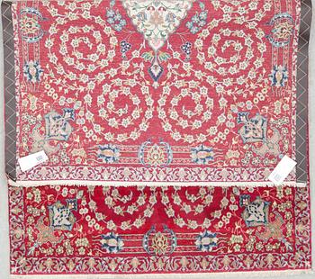 MATTA, semiantik, Isfahan, part silk, ca 168 X 108 cm.